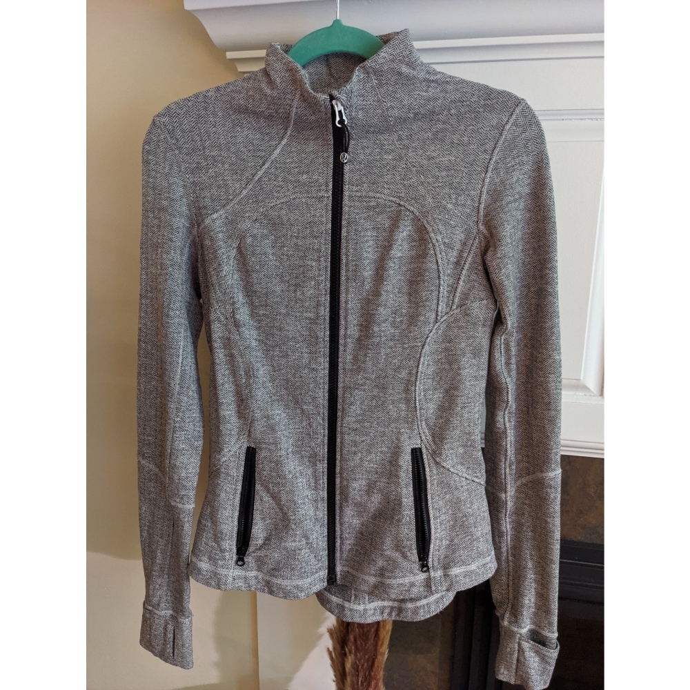Lululemon full zip herringbone jacket